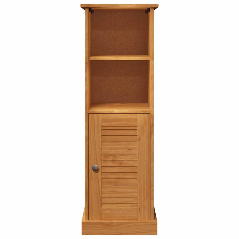 vidaXL Fürdőszoba Székény VIGO mézbarna 37 x 34 x 110 cm Tömör fenyőfa