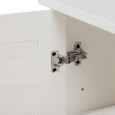 vidaXL Fürdőszoba Székény VIGO Fehér 67.5 x 34 x 110 cm Tömör fenyőfa