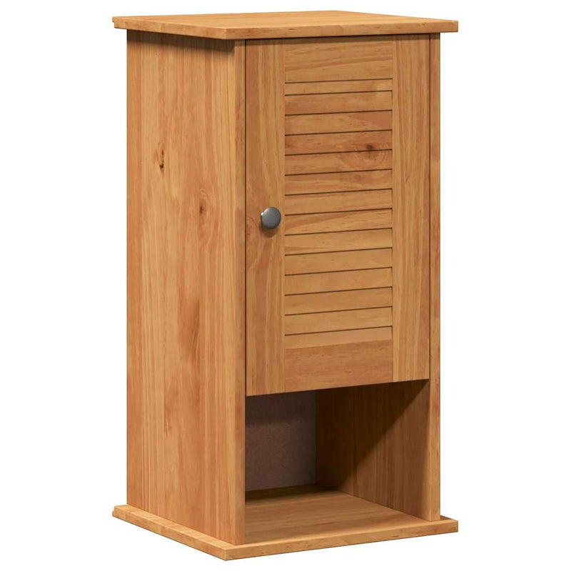 vidaXL Fali Fürdőszoba Szekrény VIGO mézbarna 37 x 34 x 71.5 cm