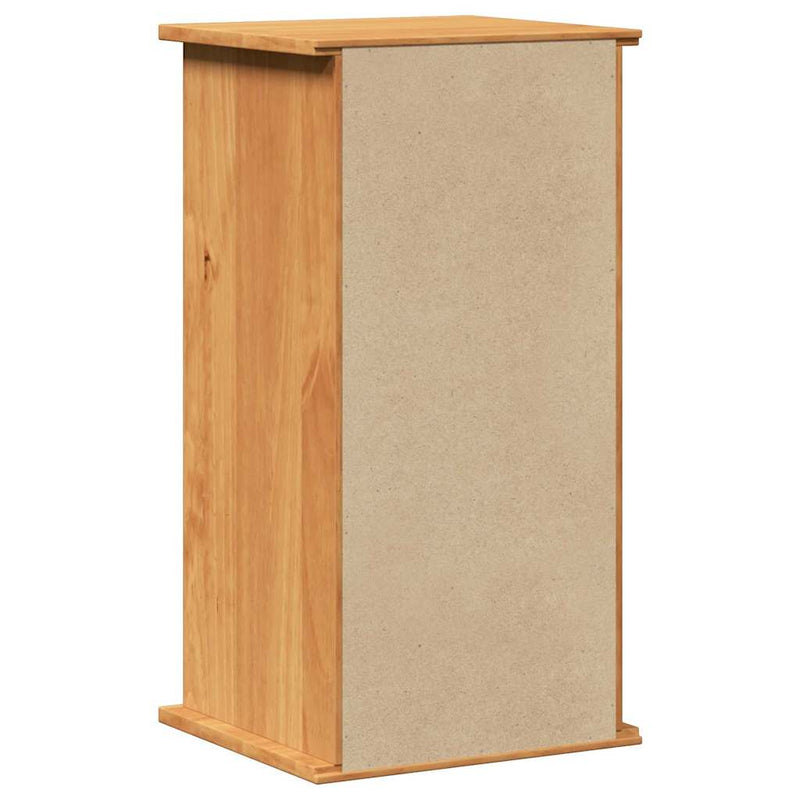 vidaXL Fali Fürdőszoba Szekrény VIGO mézbarna 37 x 34 x 71.5 cm