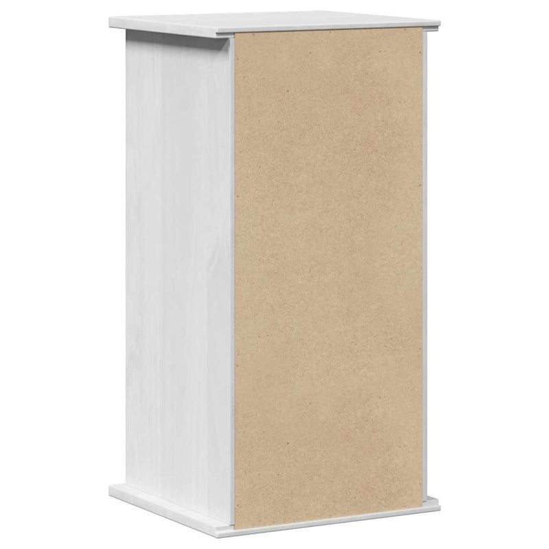 vidaXL Fali Fürdőszoba Szekrény tárolóval VIGO Fehér 37 x 34 x 71.5 cm
