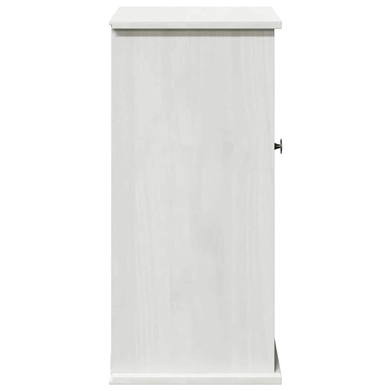 vidaXL Fali Fürdőszoba Szekrény tárolóval VIGO Fehér 37 x 34 x 71.5 cm