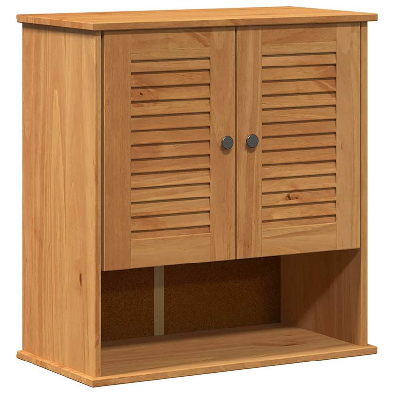 vidaXL Fali Fürdőszoba Szekrény VIGO mézbarna 67.5 x 34 x 71.5 cm