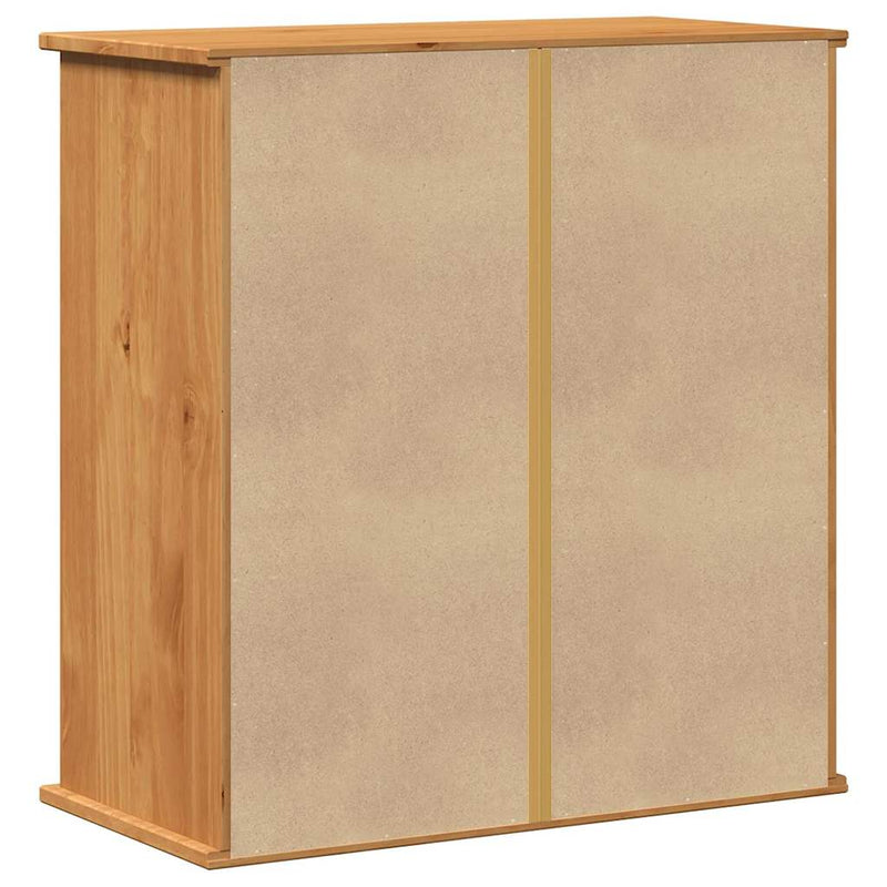 vidaXL Fali Fürdőszoba Szekrény VIGO mézbarna 67.5 x 34 x 71.5 cm
