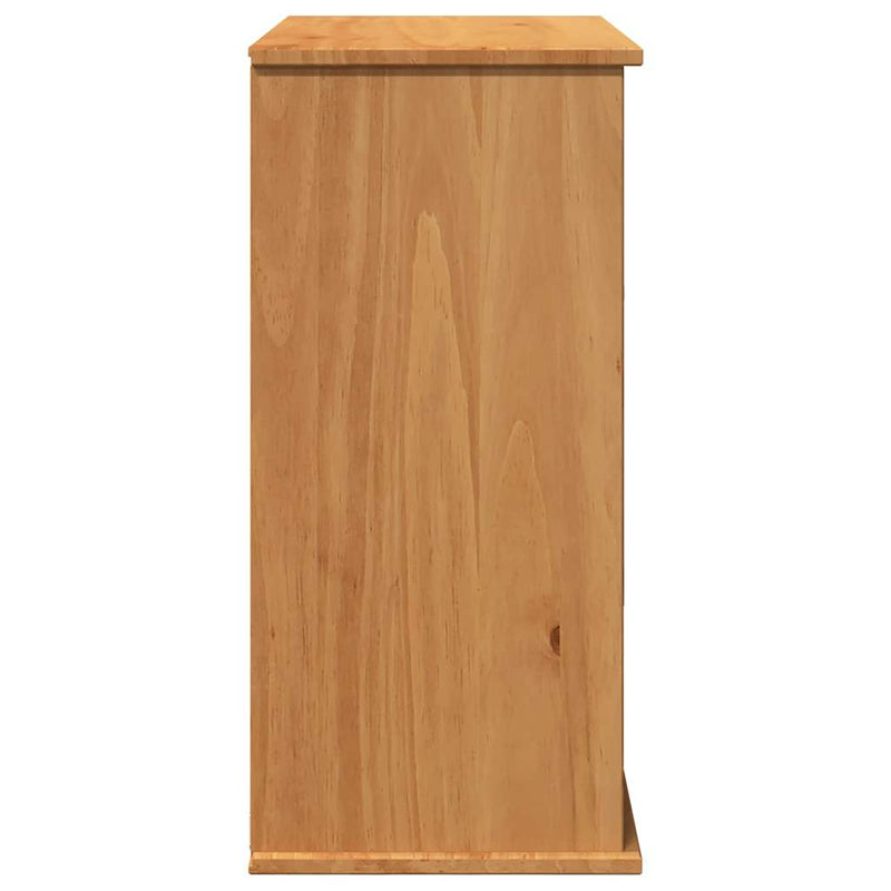 vidaXL Fali Fürdőszoba Szekrény VIGO mézbarna 67.5 x 34 x 71.5 cm