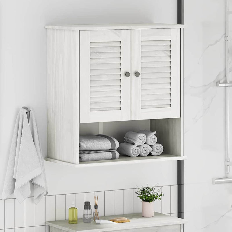 vidaXL Fali Fürdőszoba Szekrény VIGO Fehér 67.5 x 34 x 71.5 cm