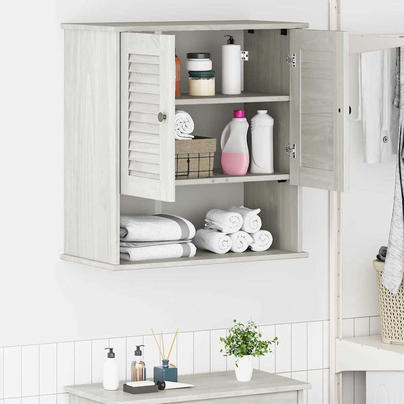 vidaXL Fali Fürdőszoba Szekrény VIGO Fehér 67.5 x 34 x 71.5 cm