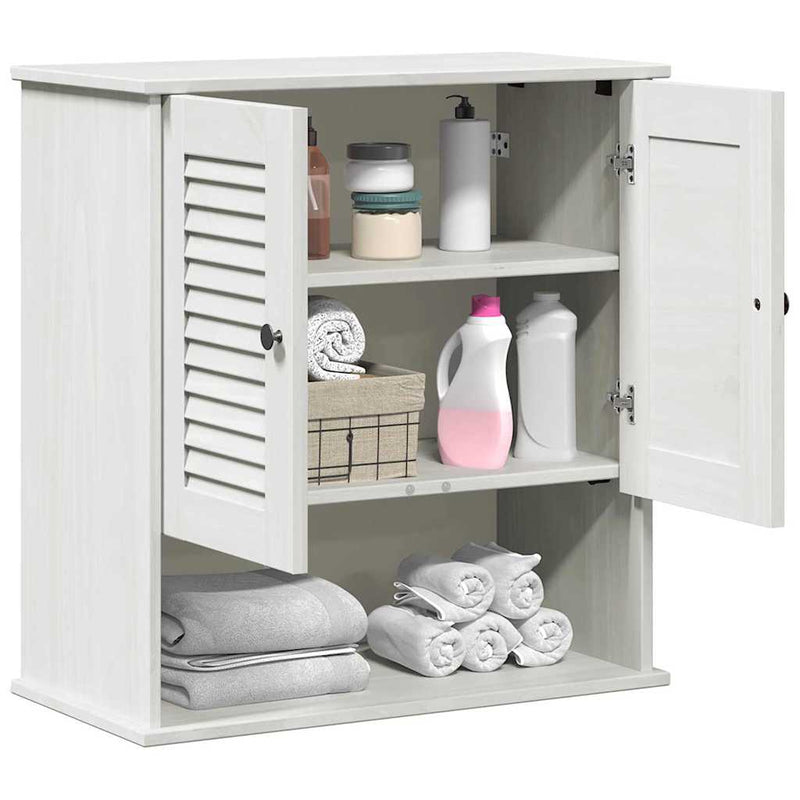 vidaXL Fali Fürdőszoba Szekrény VIGO Fehér 67.5 x 34 x 71.5 cm