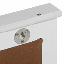 vidaXL Tükör tükörrel VIGO Fehér 55.5 x 5 x 70 cm Tömör fenyőfa