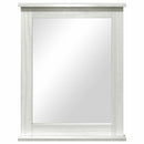 vidaXL Tükör tükörrel VIGO Antik fehér 55,5 x 5 x 70 cm Tömör fenyőfa