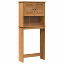 vidaXL Mosógép Szekrény VIGO mézbarna 72.5 x 27 x 161 cm Tömör fenyőfa