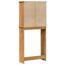 vidaXL Mosógép Szekrény VIGO mézbarna 72.5 x 27 x 161 cm Tömör fenyőfa