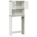 vidaXL Mosógép Szekrény VIGO Fehér és Antik Fehér 72,5 x 27 x 161 cm