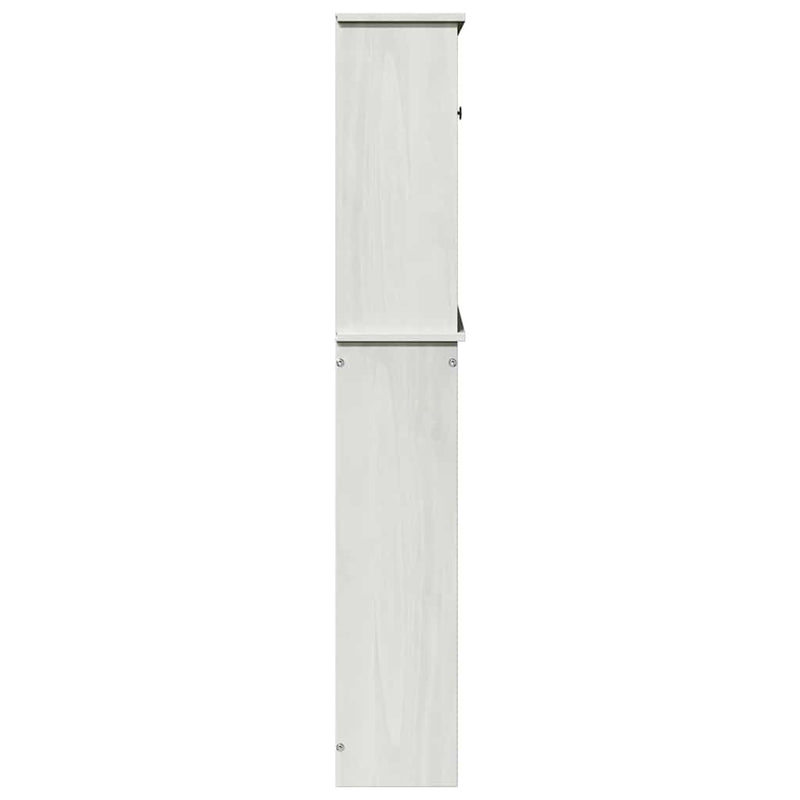 vidaXL Mosógép Szekrény VIGO Fehér 72.5 x 27 x 161 cm Tömör fenyőfa