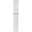 vidaXL Mosógép Szekrény VIGO Fehér és Antik Fehér 72,5 x 27 x 161 cm