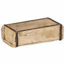 vidaXL Tálca 4 db Barna 30 x 15 x 9 cm Szilárd Újrahasznosított Fa