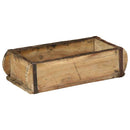 vidaXL Tálca 4 db Barna 30 x 15 x 9 cm Szilárd Újrahasznosított Fa