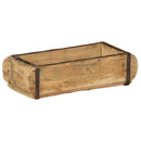 vidaXL Tálca 4 db Barna 30 x 15 x 9 cm Szilárd Újrahasznosított Fa