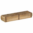 vidaXL Tálca Barna 57 x 15 x 9 cm Szilárd Újrahasznosított Fa