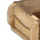 vidaXL Tálca 4 pcs Barna 57 x 15 x 9 cm Szilárd Újrahasznosított Fa