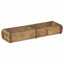 vidaXL Tálca 4 pcs Barna 57 x 15 x 9 cm Szilárd Újrahasznosított Fa
