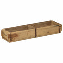 vidaXL Tálca 4 pcs Barna 57 x 15 x 9 cm Szilárd Újrahasznosított Fa