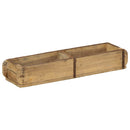 vidaXL Tálca 4 pcs Barna 57 x 15 x 9 cm Szilárd Újrahasznosított Fa