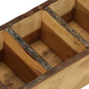 vidaXL Tálca 4 pcs Barna 30 x 14 x 9 cm Szilárd Újrahasznosított Fa