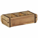 vidaXL Tálca 4 pcs Barna 30 x 14 x 9 cm Szilárd Újrahasznosított Fa