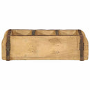 vidaXL Tálca 4 pcs Barna 30 x 14 x 9 cm Szilárd Újrahasznosított Fa