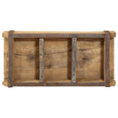 vidaXL Tálca 4 pcs Barna 30 x 14 x 9 cm Szilárd Újrahasznosított Fa