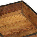 vidaXL Tálca 4 pcs Barna 29 x 31 x 10 cm Szilárd Újrahasznosított Fa