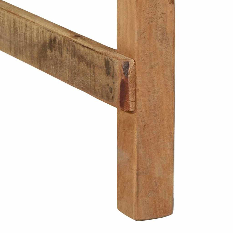 vidaXL Étkezőasztal Barna 60 x 55 x 76 cm tömör újrahasznosított fa