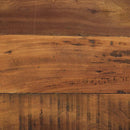 vidaXL Étkezőasztal Barna 60 x 55 x 76 cm tömör újrahasznosított fa