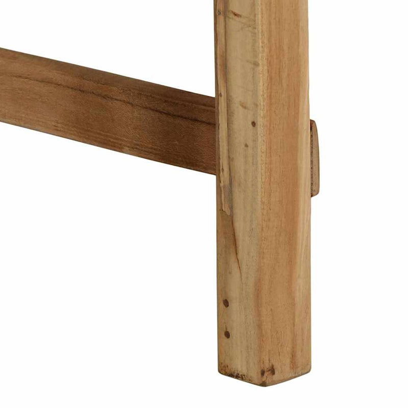 vidaXL Étkezőasztal Barna 110 x 55 x 76 cm tömör újrahasznosított fa