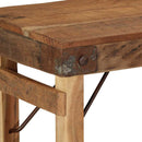 vidaXL pad Természetes 110 x 35 x 46 cm Újrahasznosított Régi Fa