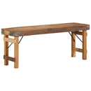 vidaXL pad Természetes 110 x 35 x 46 cm Újrahasznosított Régi Fa