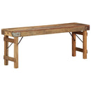 vidaXL pad Természetes 110 x 35 x 46 cm Újrahasznosított Régi Fa