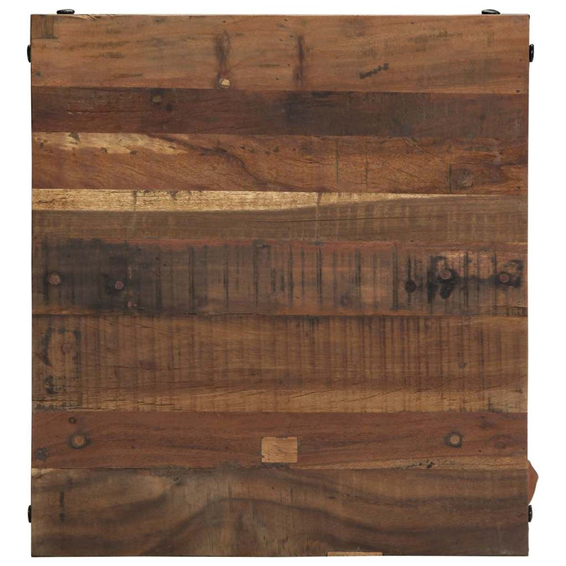 vidaXL Dohányzóasztal Barna 60 x 55 x 40 cm tömör újrahasznosított fa