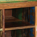 vidaXL Cipőszekrény Barna 110 x 35 x 40 cm Tömör újrahasznosított fa