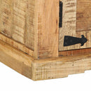 vidaXL Széf Barna 55 x 35 x 70 cm durva mangófa