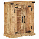 vidaXL Széf Barna 55 x 35 x 70 cm durva mangófa