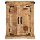 vidaXL Széf Barna 55 x 35 x 70 cm durva mangófa