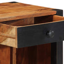 vidaXL Éjjeliszekrény fiókkal 2 pcs Barna 40 x 35 x 50 cm tömör akácfa