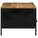 vidaXL Dohányzóasztal fiókkal Barna 90 x 50 x 40 cm Tömör mangófa