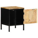 vidaXL Éjjeliszekrény 2 pcs Barna és fekete 30 x 30 x 40 cm