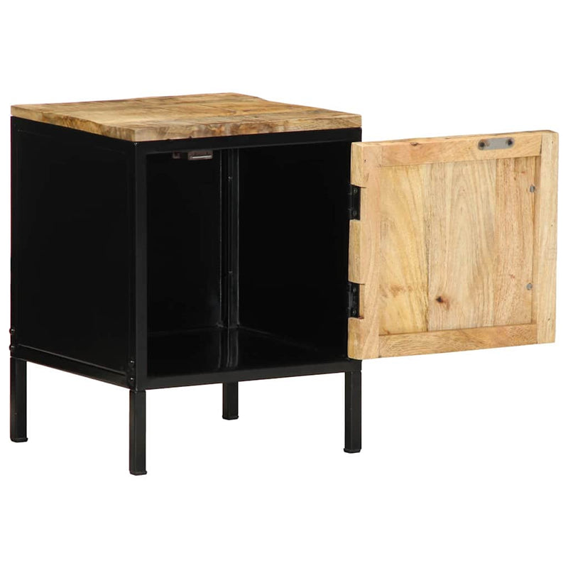 vidaXL Éjjeliszekrény 2 pcs Barna és fekete 30 x 30 x 40 cm