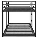 vidaXL fekete acél emeletes ágy matrac nélkül 75 x 190 cm