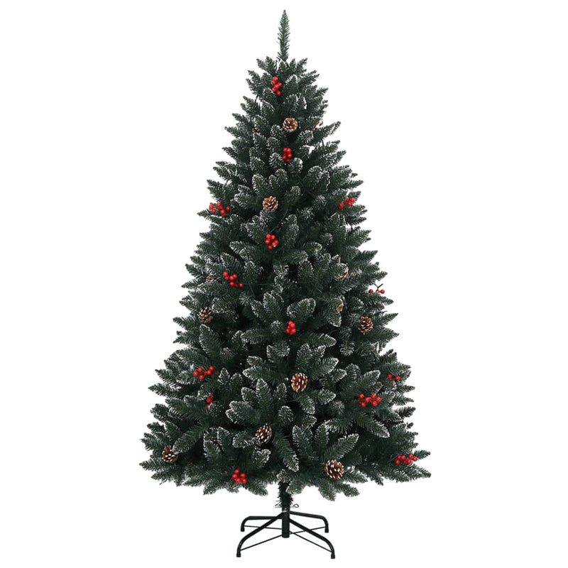 vidaXL műkarácsonyfa 150 LED-del 120 cm