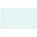 vidaXL 2 db fehér edzett üveg konyhai falburkoló 70 x 40 cm